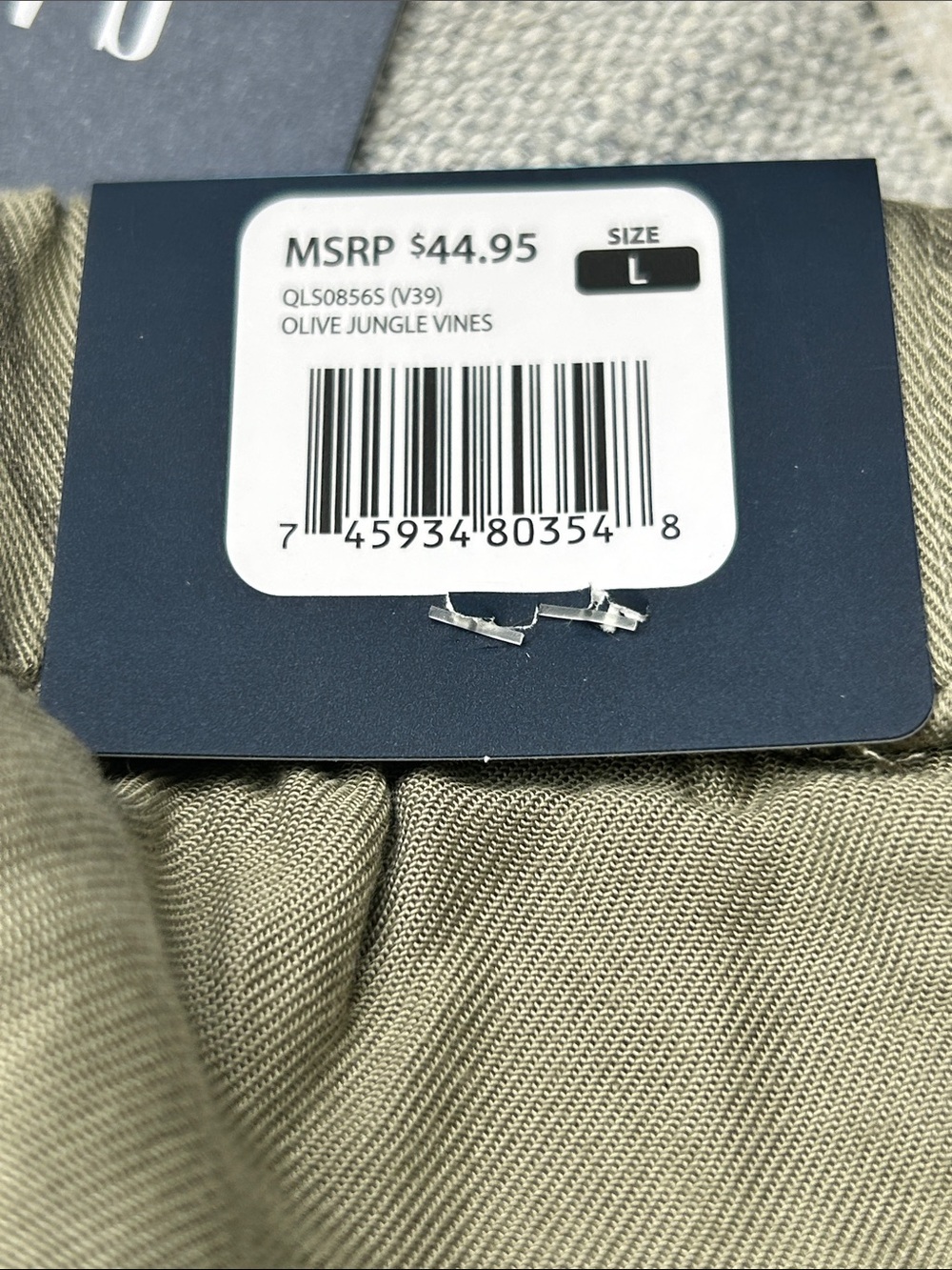 GAP Olive Leaf Print Drawstring Shorts - Picture 8 of 8